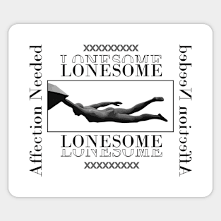 Lonesome Streetwear Design T-shirt Sticker